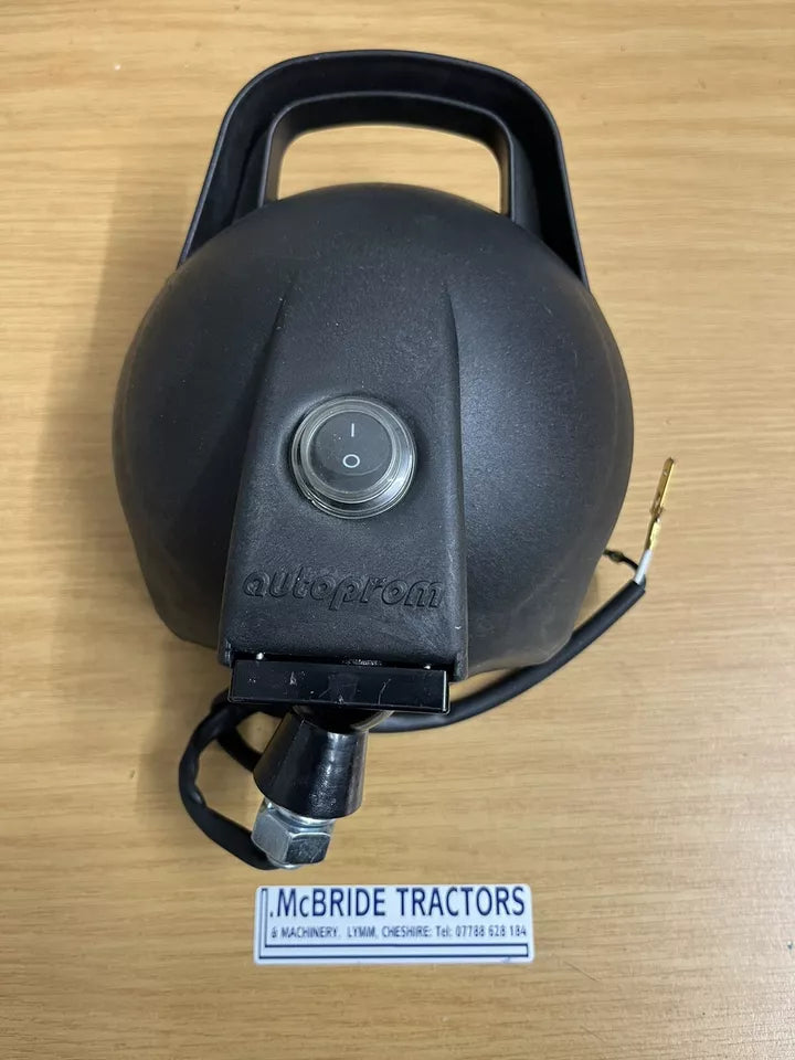 Universal Plough Lamp 12v With Switch Tractor Digger 4x4 Work Light Etc