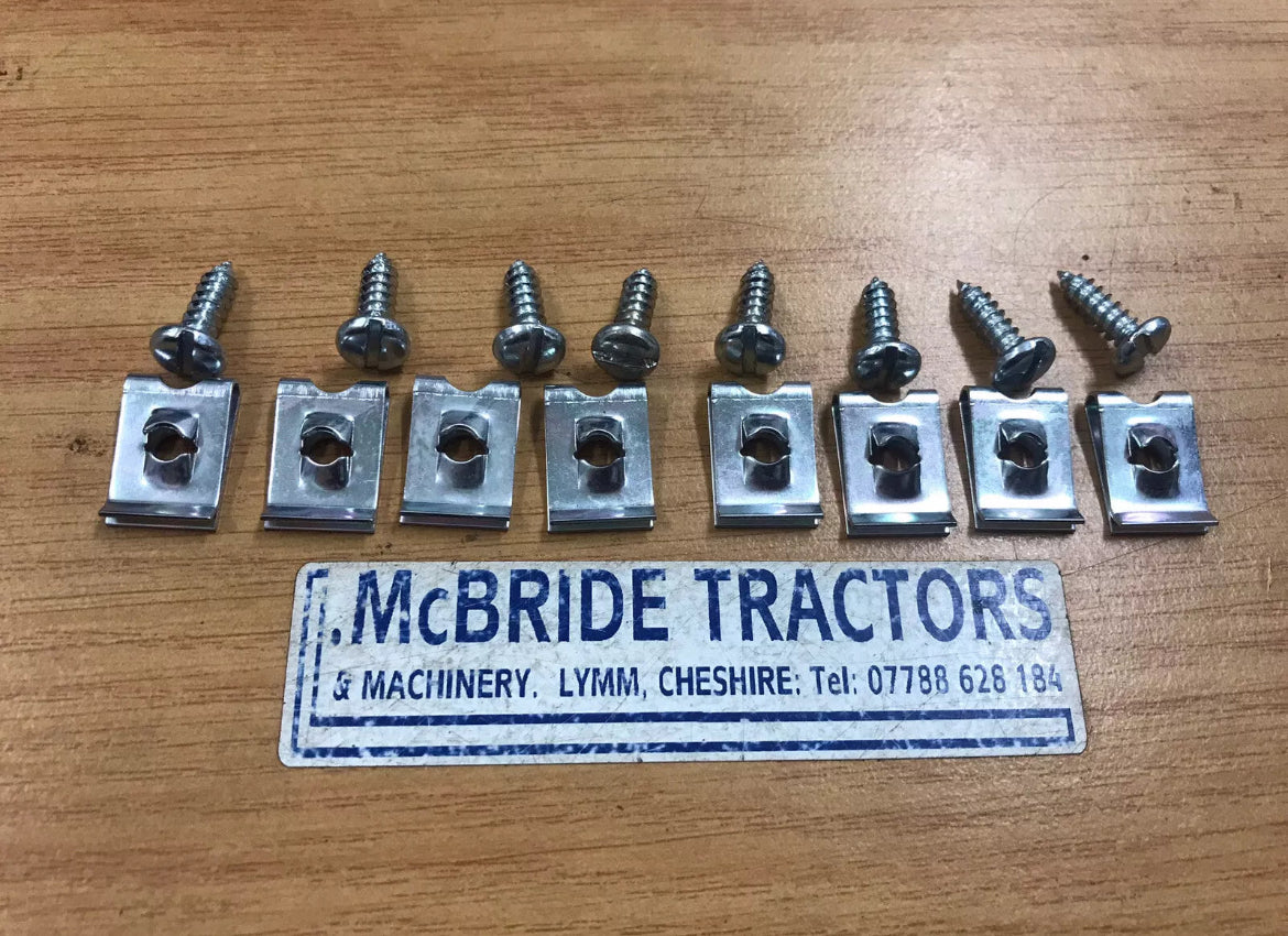 Steering box covers (pair) & fastener set