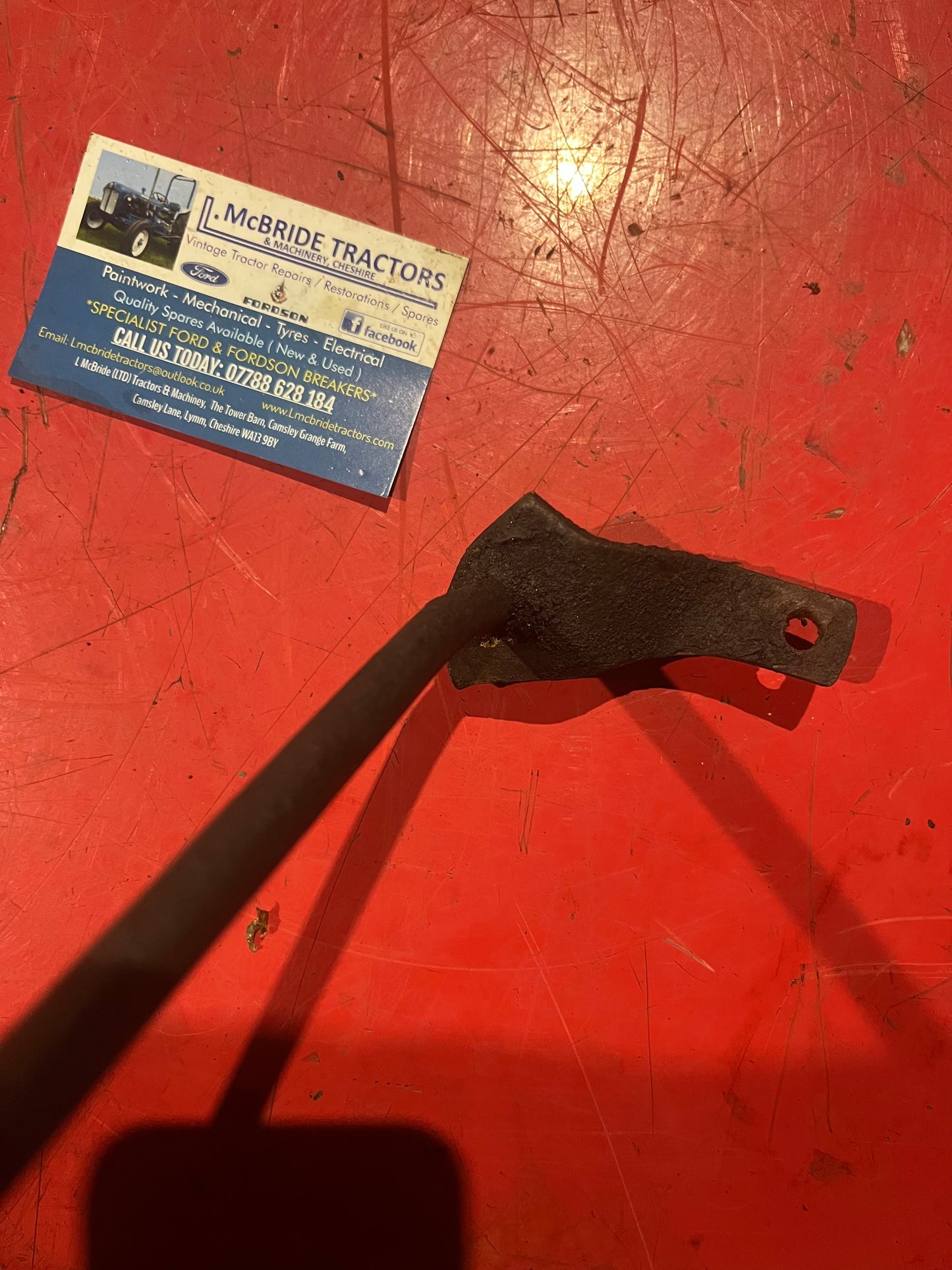 Throttle lever & linkage rod