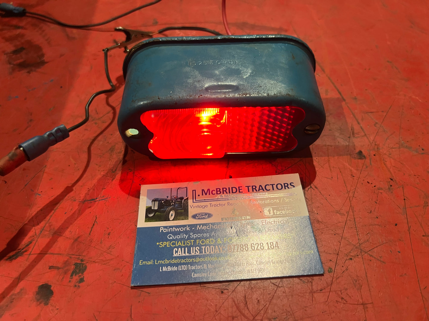 Fordson Major original rear light