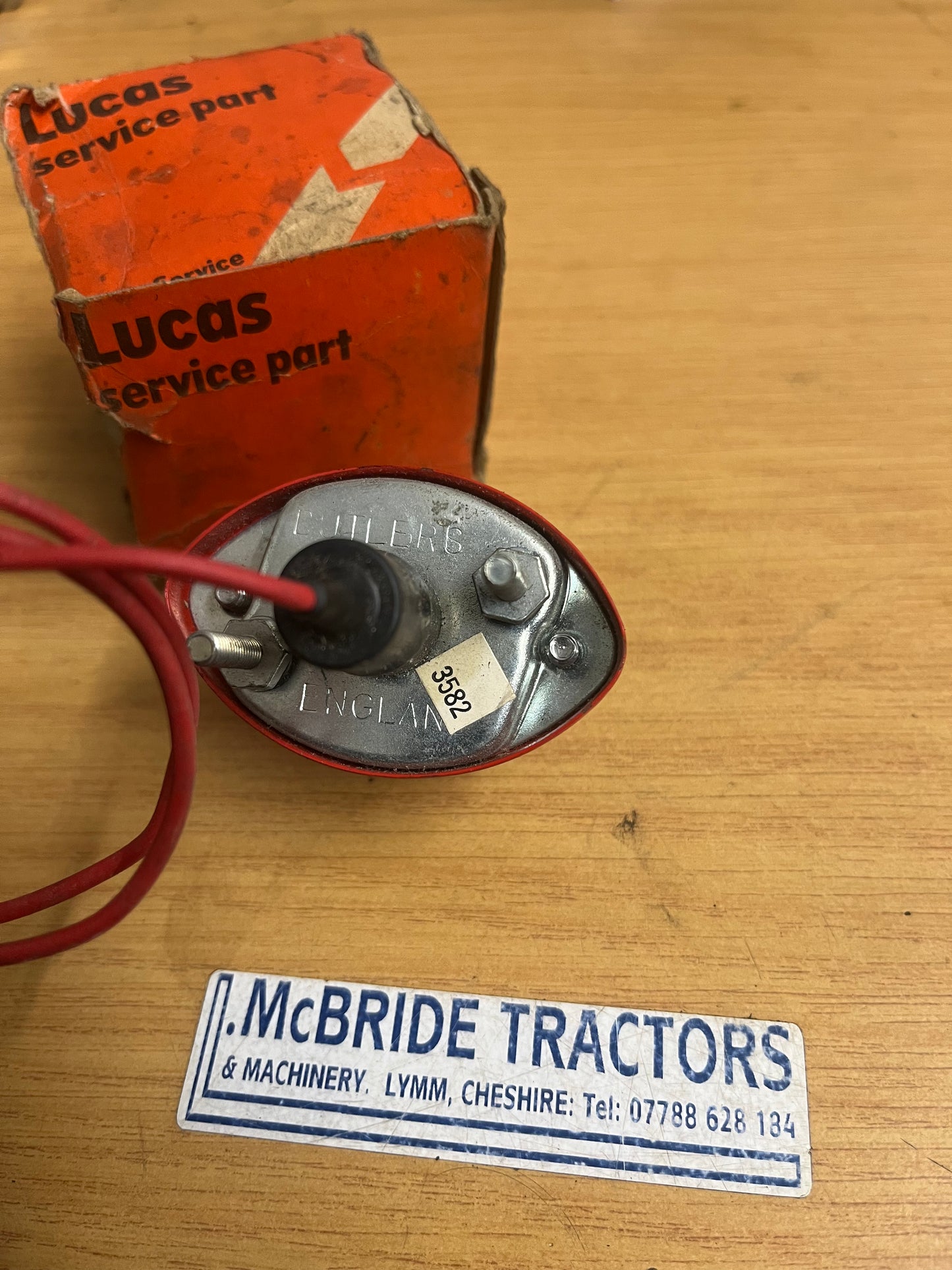 Massey Ferguson Lucas dash light new old stock