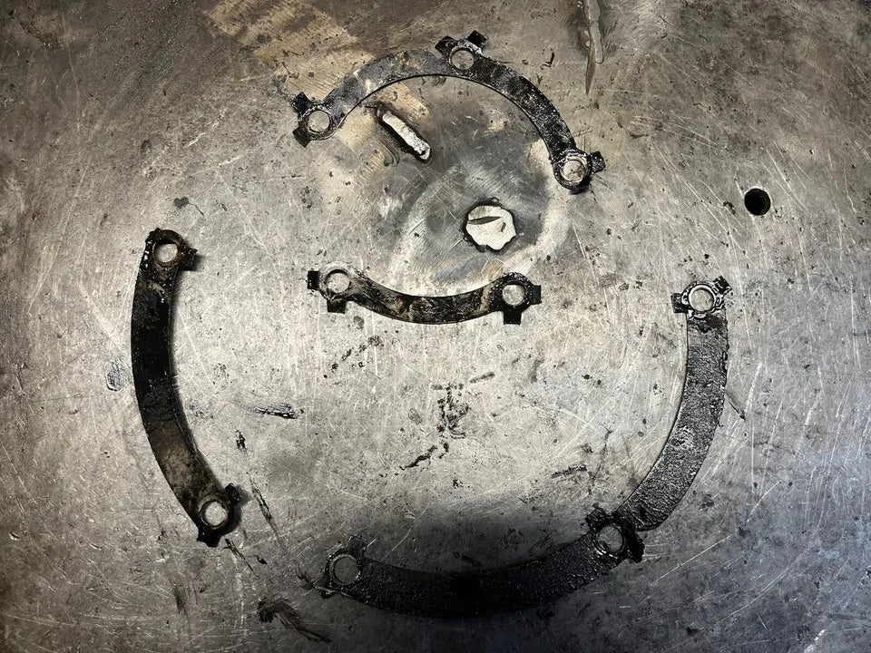 Fordson Dexta / Super Dexta Input Shaft Housing Bellhousing Plate Lock Tab Set