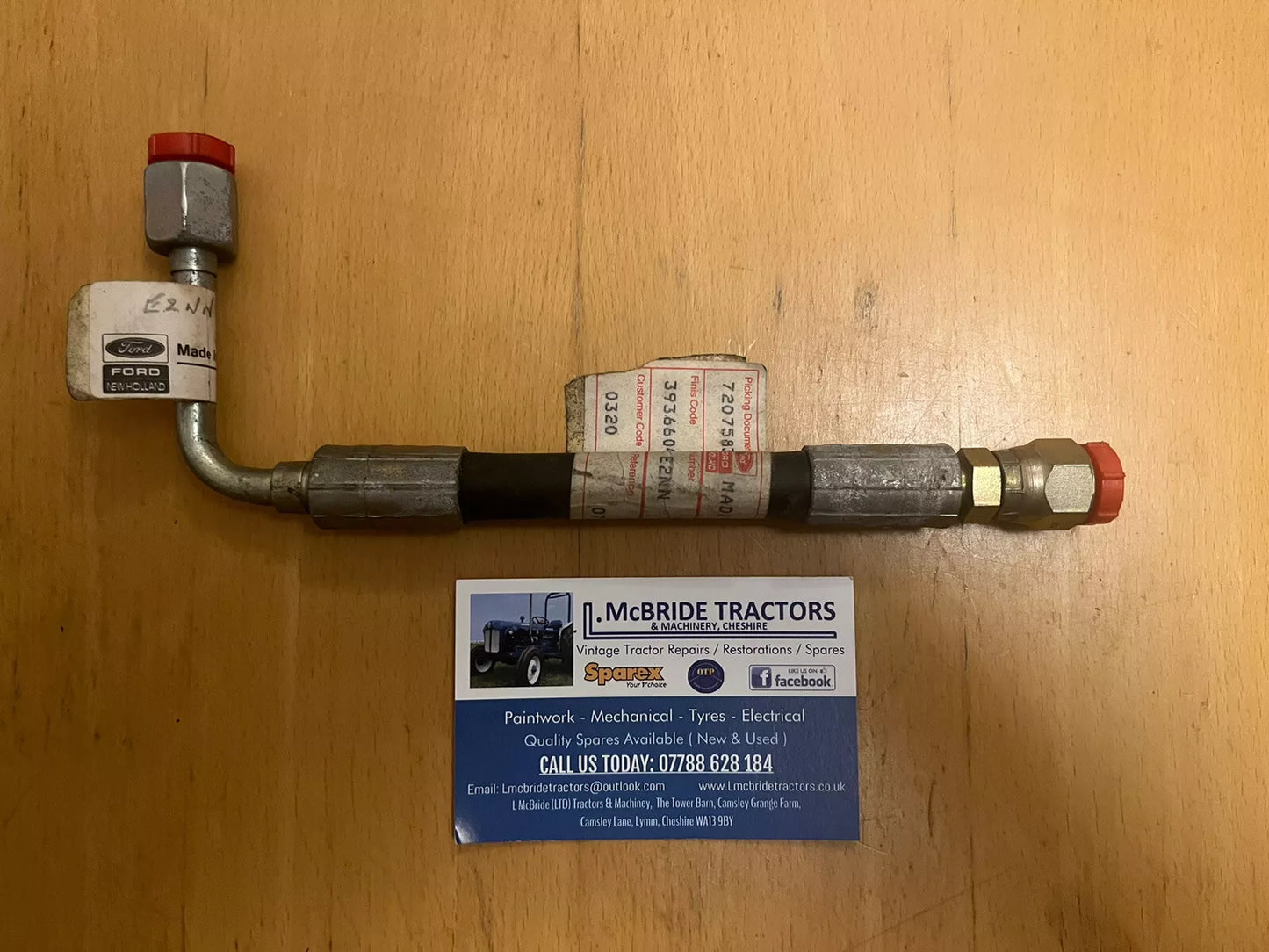 Ford New Holland Backhoe Oil Pipe 555A 655A OEM E2NN7Z263AA NOS