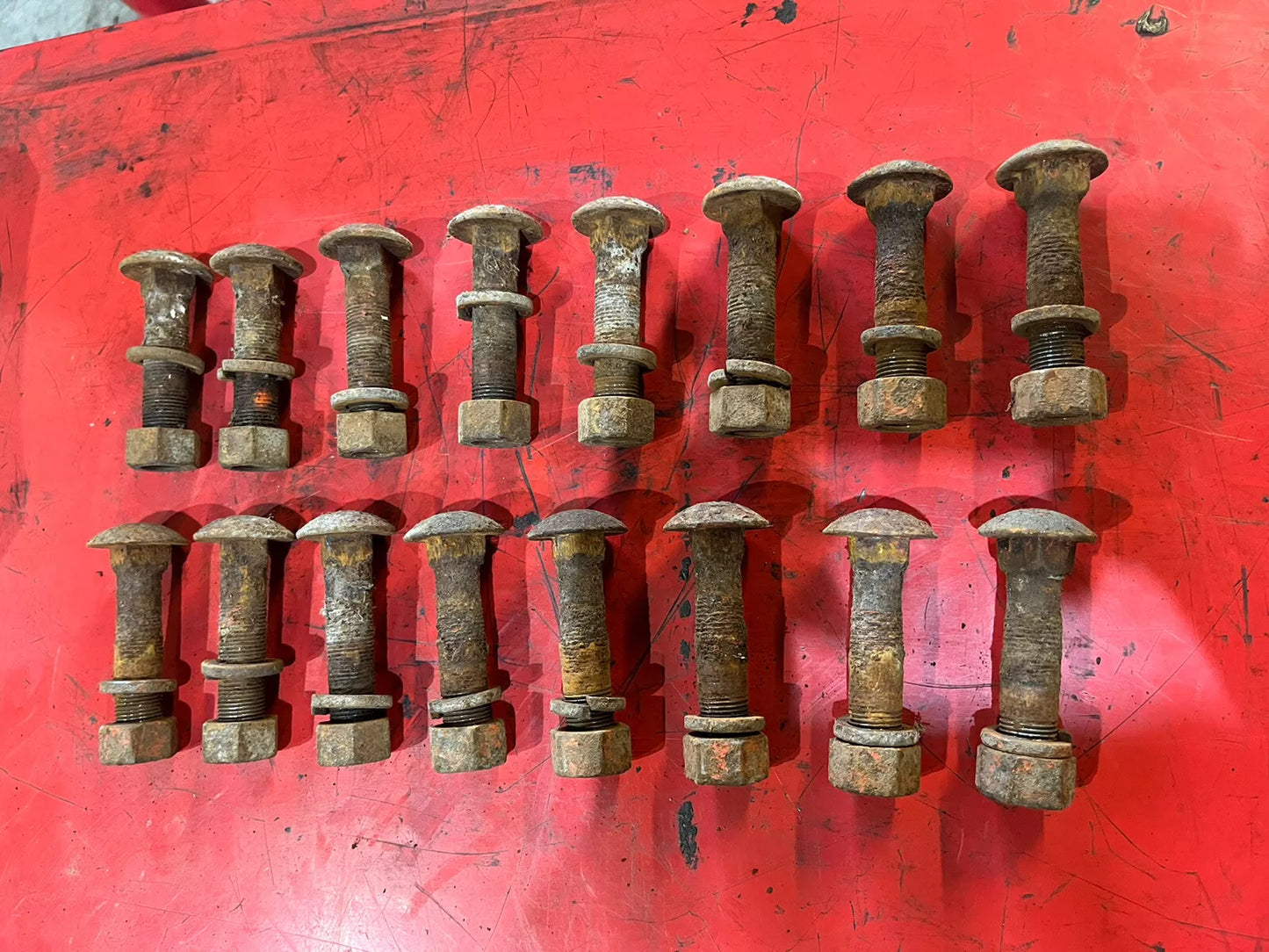 Fordson Major Original Rear Wheel Centre To Rim Bolts