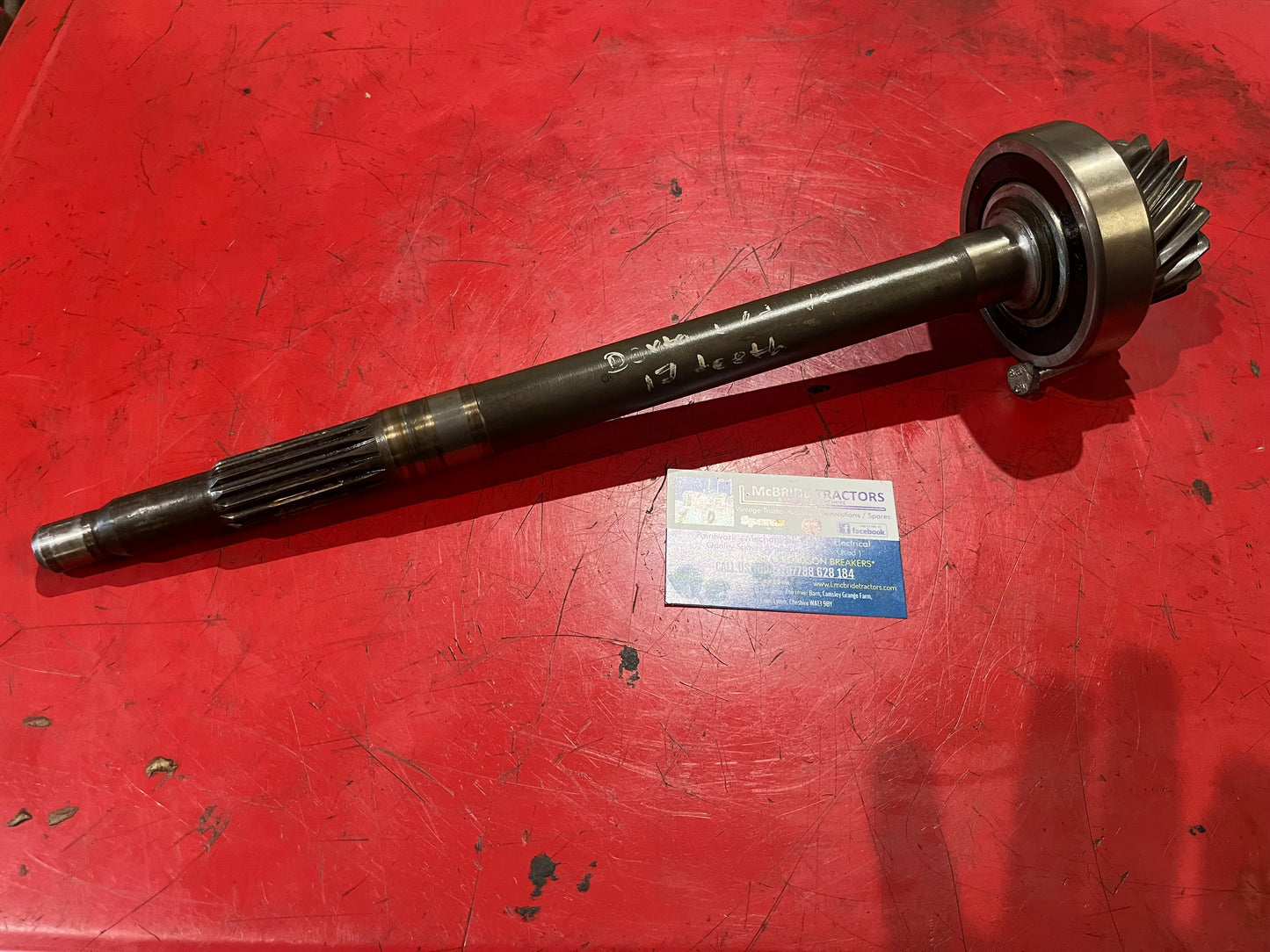 Input shaft & bearing reconditioned