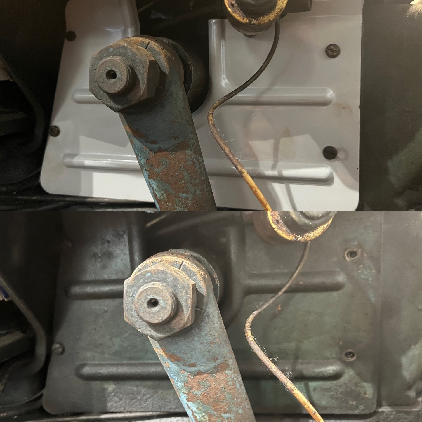 Steering box covers (pair) & fastener set