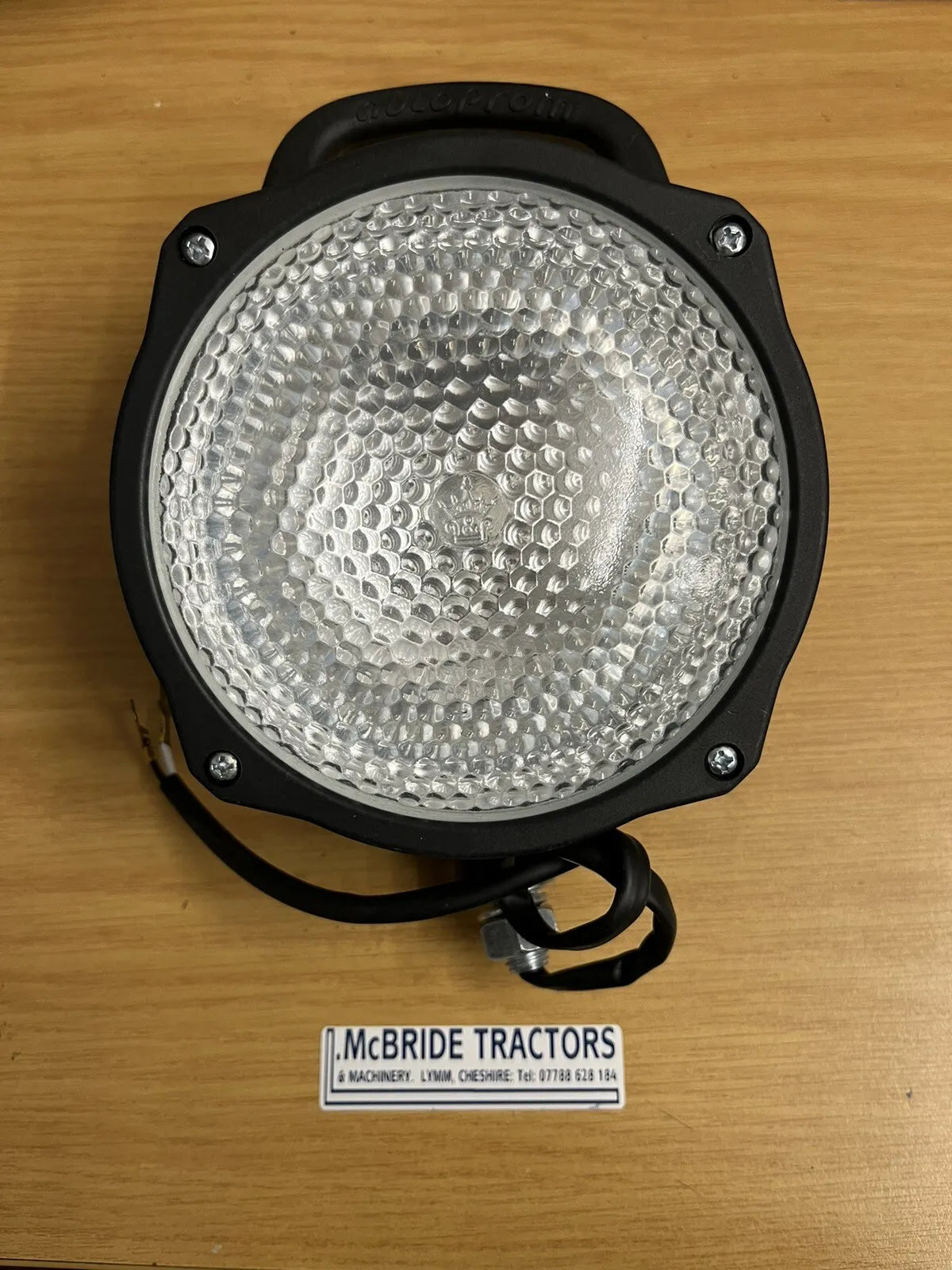 Universal Plough Lamp 12v With Switch Tractor Digger 4x4 Work Light Etc