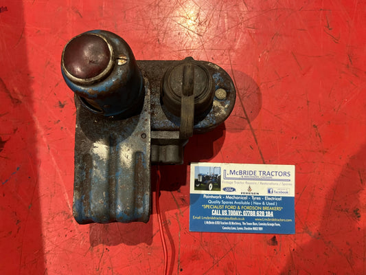 Fordson Major original numberplate light & bracket