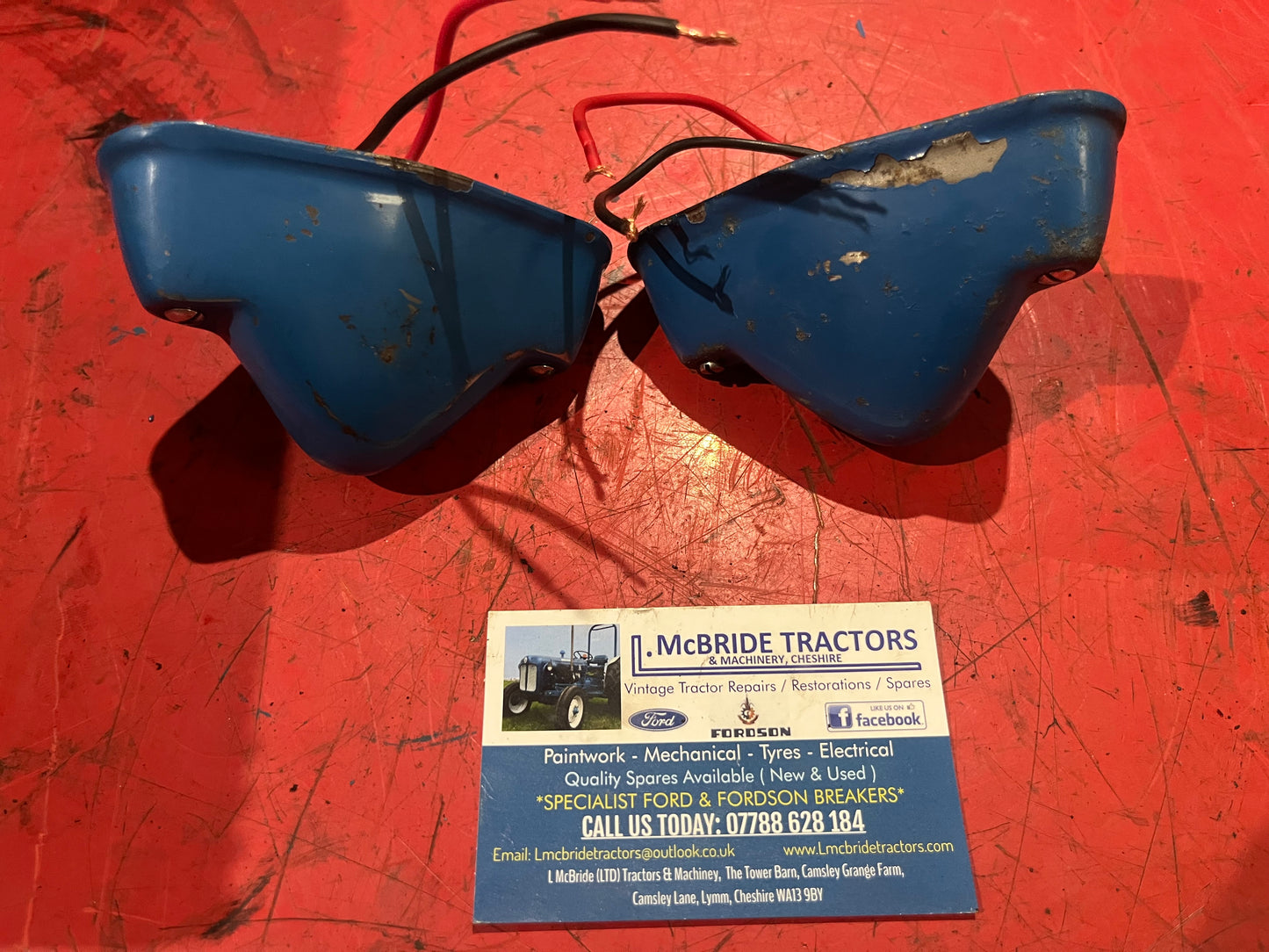 Genuine FOMOCO numberplate lamps