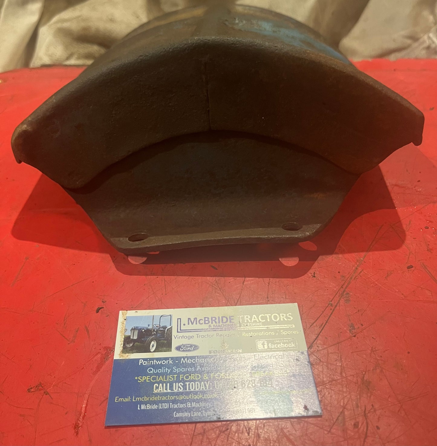 Fordson Major belt pulley guard