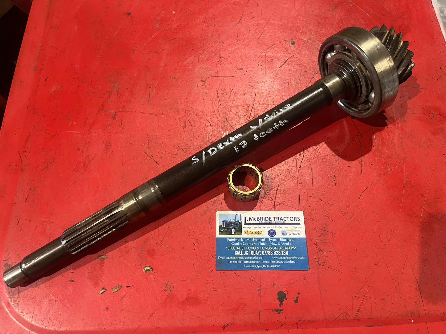 Livedrive input shaft & roller bearing