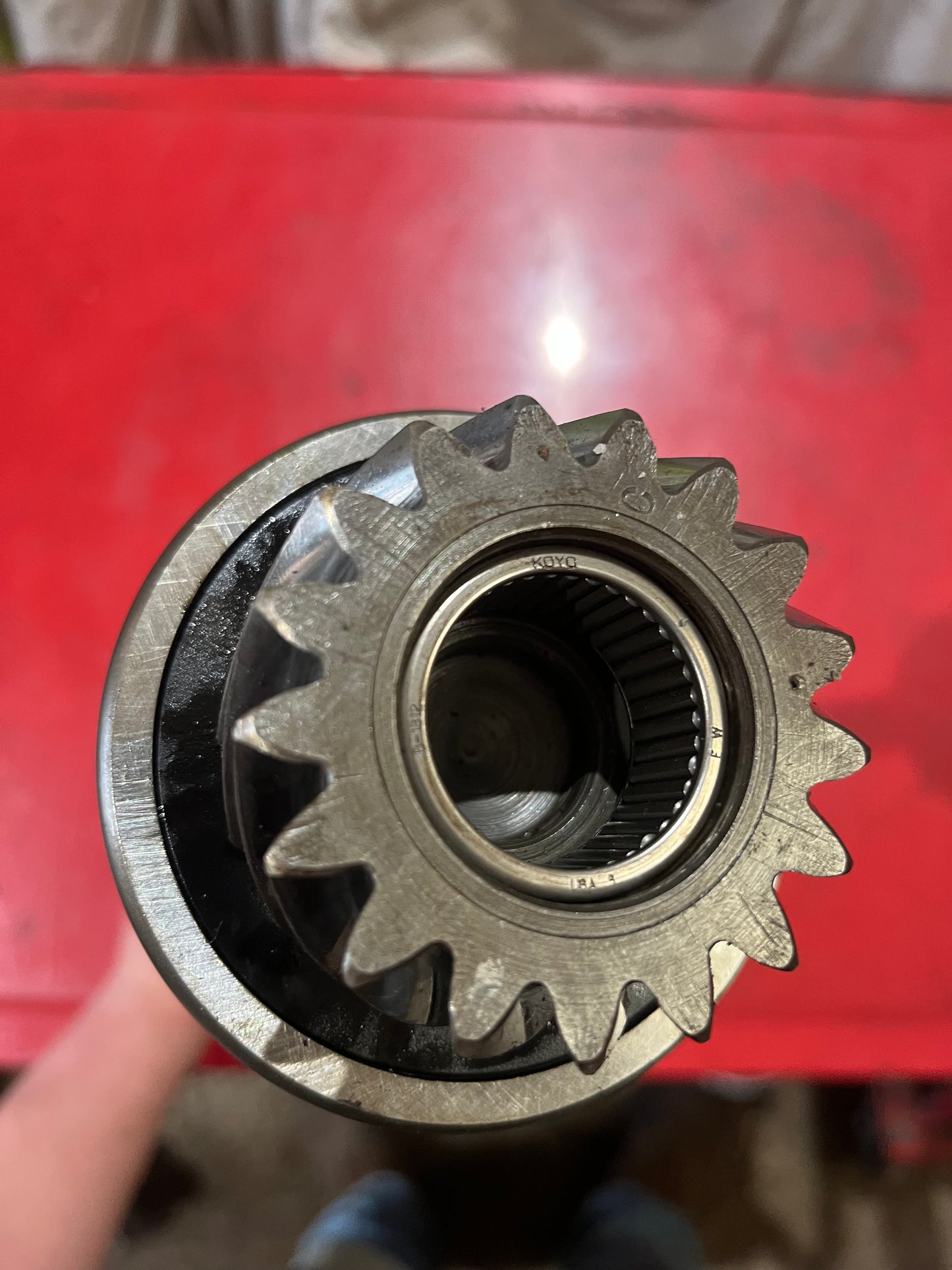 Input shaft & bearing reconditioned