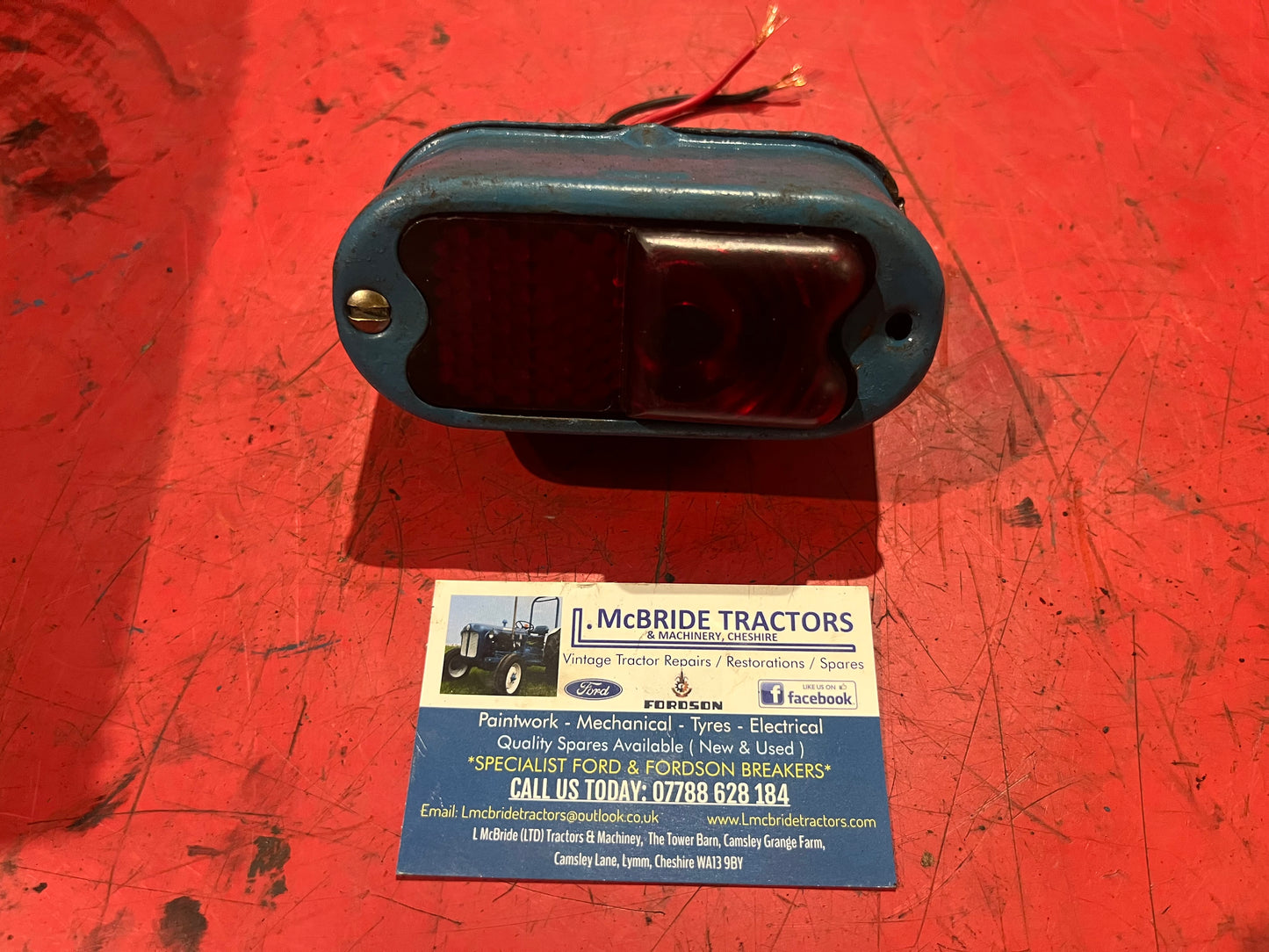 Fordson Major original rear light