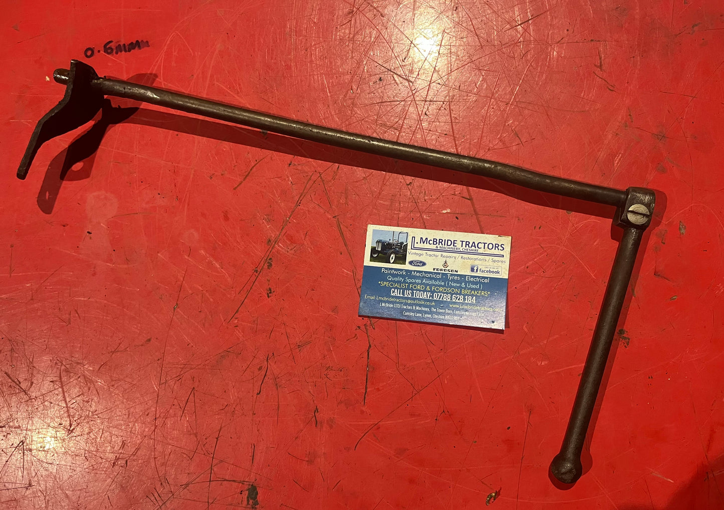 Throttle lever & linkage rod