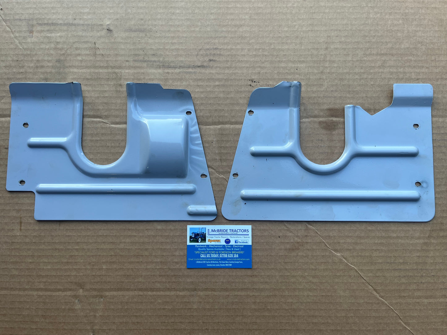 Steering box covers (pair) & fastener set