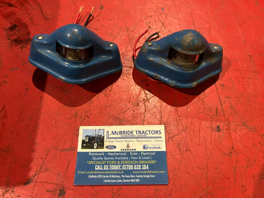 Genuine FOMOCO numberplate lamps