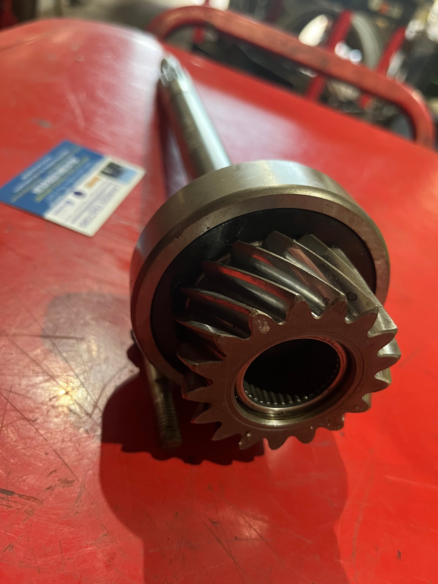 Input shaft & bearing reconditioned