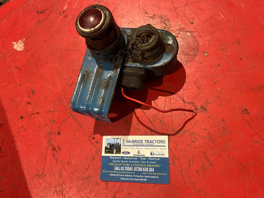 Fordson Major original numberplate light & bracket