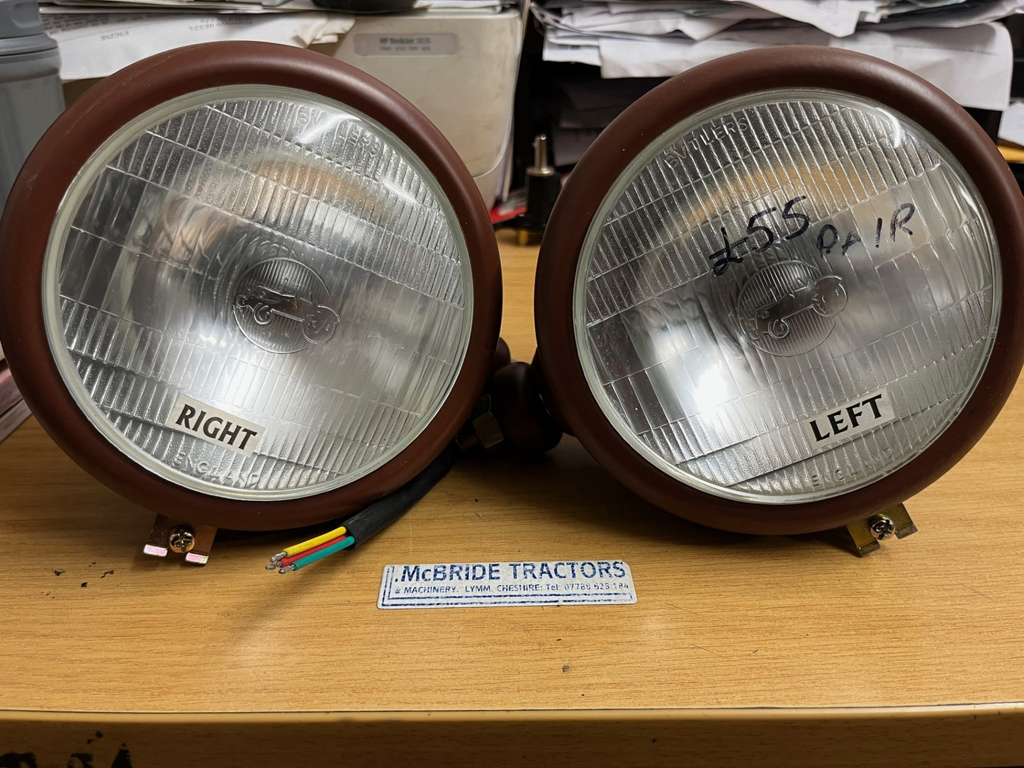 MASSEY FERGUSON BUTLERS STYLE HEADLAMPS