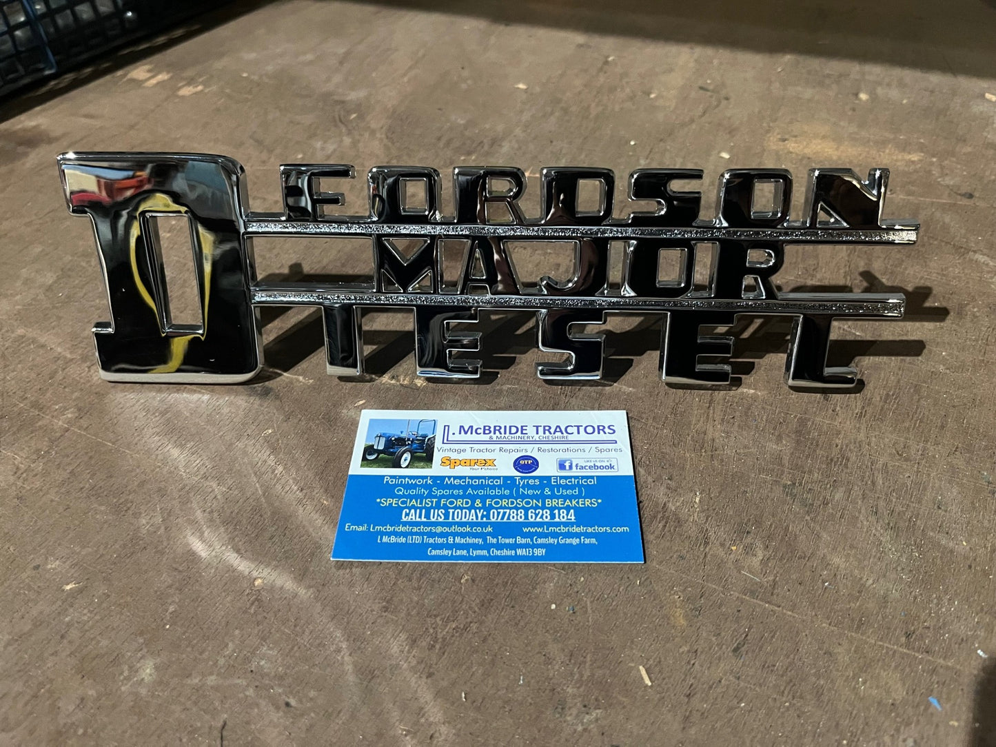 FORDSON DIESEL MAJOR BONNET BADGE