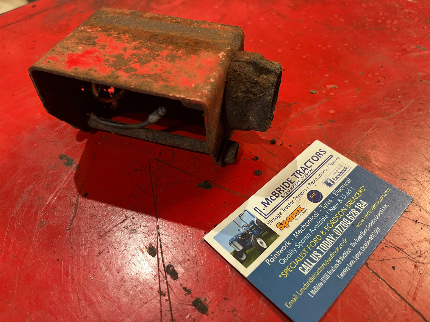 Massey Ferguson trailer plug socket & bracket