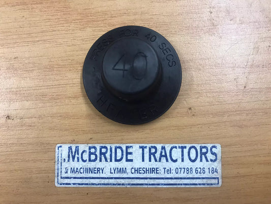 Fordson Dexta / Super Dexta Heater Button Rubber Cover - As Original