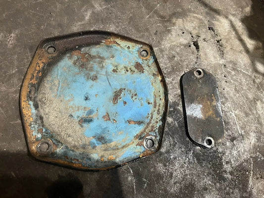 Fordson dexta / Super Dexta Timing Cover Inspection Plates (pair)