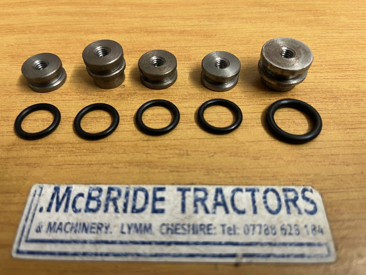 FORDSON FLOW VALVE PLUG & O RING REPAIR KIT