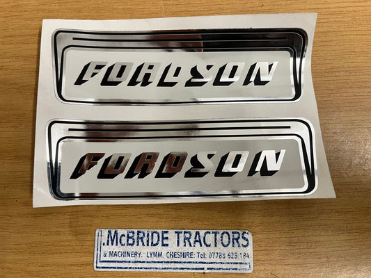 NEW PERFORMANCE 'FORDSON' DECALS