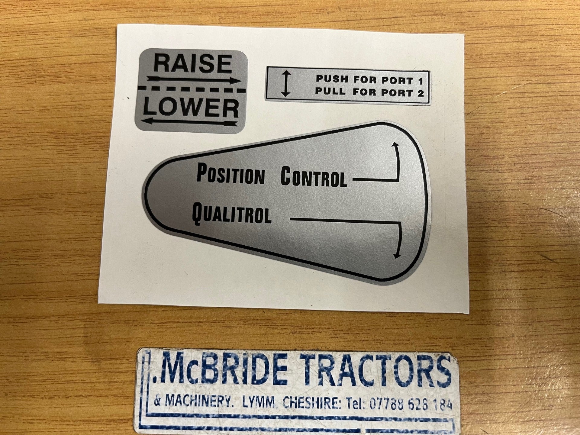 Same Tractor Emblems HYDRAULIC DECALS – L McBride Tractors & Machinery