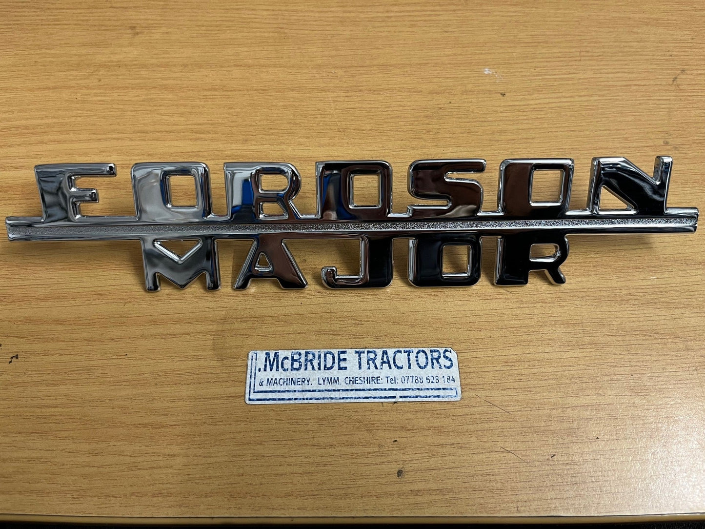 FORDSON MAJOR BONNET BADGE