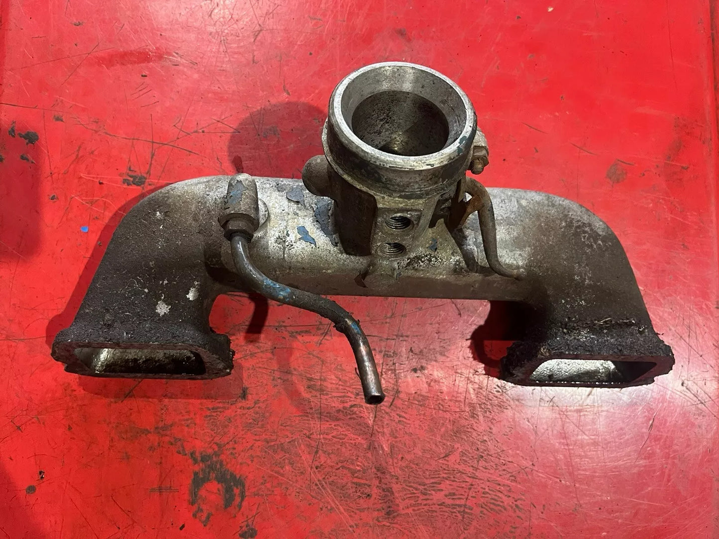 Fordson Major Original Air Intake Inlet Manifold Early Style With Breather Elbow