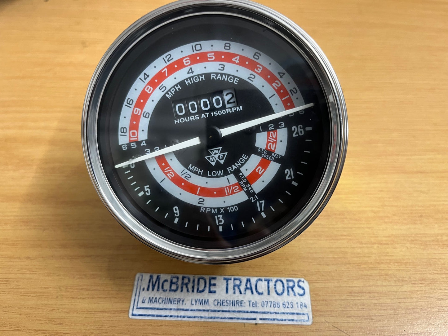 TACHOMETER MASSEY FERGUSON